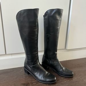 Stuart Weitzman genuine leather riding boots! Size 9 + in good condition.
